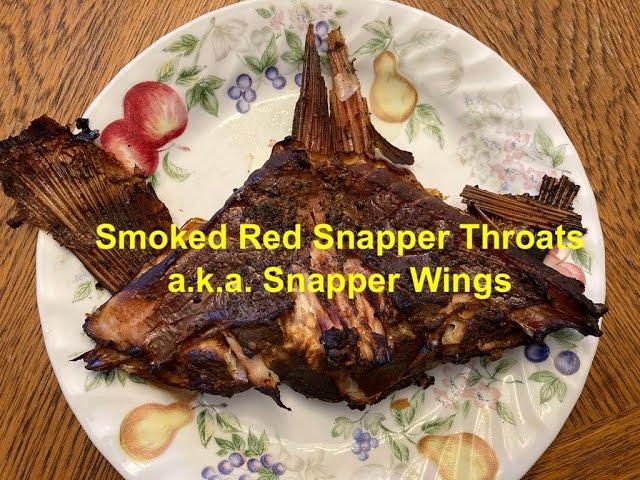 Smoked Red Snapper Throats