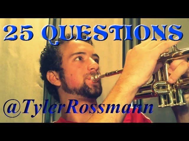 25 QUESTIONS ABOUT ME || TYLER ROSSMANN