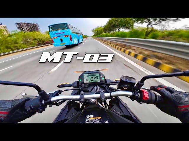 Yamaha MT-03 Top Speed 1st Gear To 5th