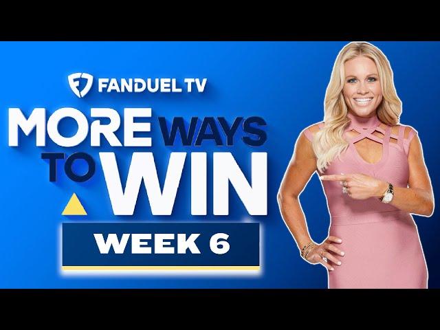 NFL Week 6 Betting, DFS Studs & Value Plays PLUS Upset Picks | More Ways to Win