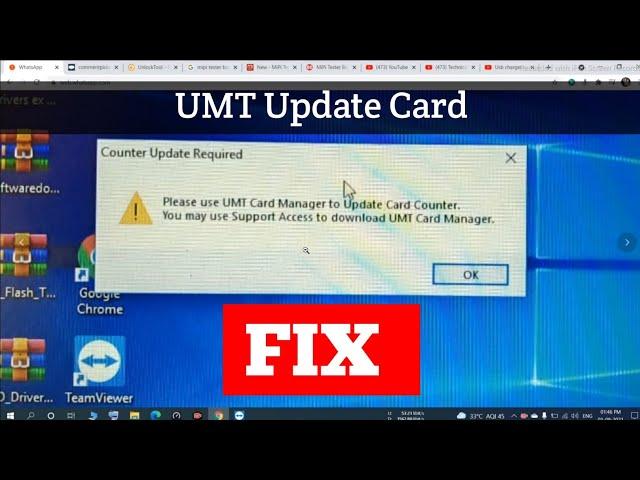 Please use UMT Card Manager to Update Card Counter | Umt Dongle Update Card FIX | Ajay MaiThil