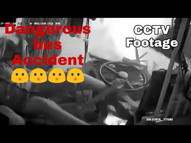 Dangerous live bus accident || CCTV Footage || Bus Lover Promit