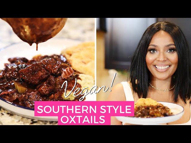 Smothered Oxtails and Gravy  “Noxtails” Chef Joya Makes the Best Vegan Soulfood