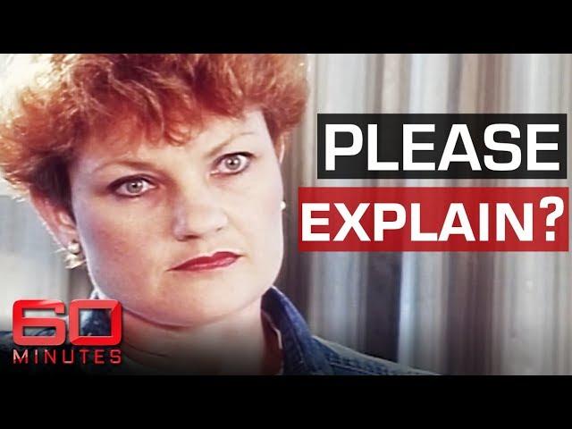 Pauline Hanson infamous 1996 interview | 60 Minutes Australia