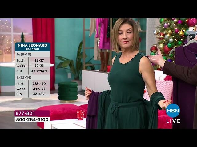 HSN | Nina Leonard Fashions All On Sale 12.22.2024 - 12 AM