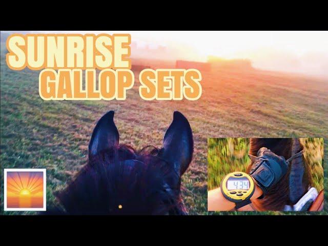 GALLOP SETS & HOW I DO THEM // BARN VLOG #11