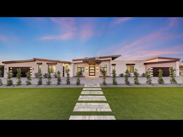 TOUR A $5M Scottsdale New Construction Luxury Home | Scottsdale Real Estate | Strietzel Brothers