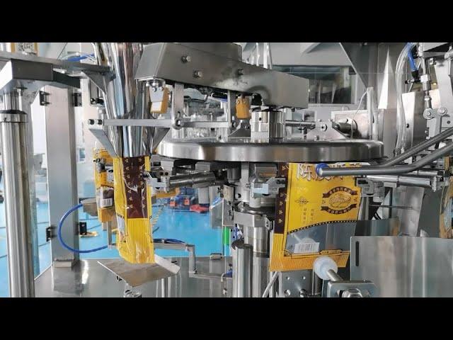 Snacks premade pouch machine, doypack filling machine, doypack machine, doypack packaging machine