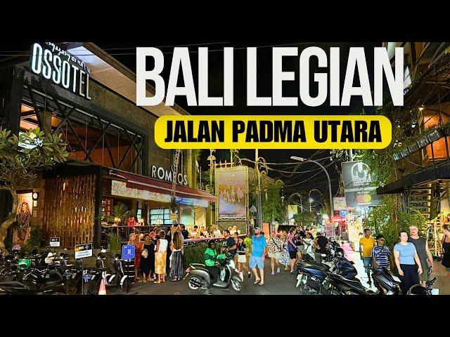 Bali Legian Night Street Walking Tour Today 2024