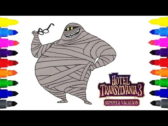 Hotel Transylvania 3 Murray the Mummy Coloring Pages