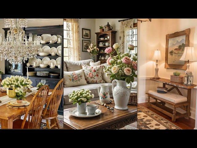 Vintage Farmhouse Cottage Decor: Charming and Cozy Ideas" Farmhouse Decoration #farmhouse #vintage