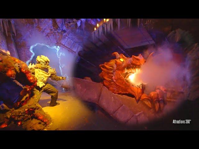 Dueling Dragons Haunted House Walk-through | HHN Orlando 2023