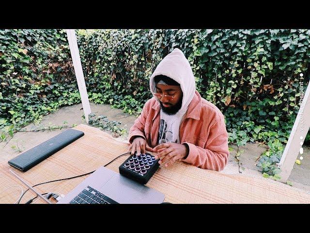 I JUST MADE THE HARDEST BEATS EVER (Making beats outside on a rainy day)