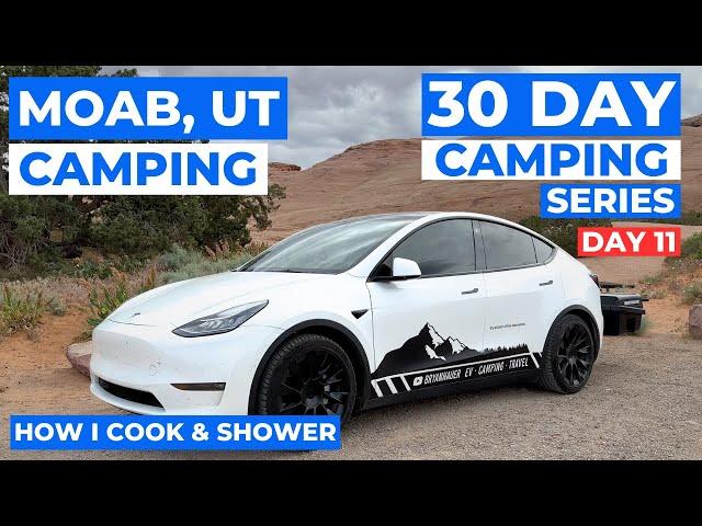 Camping in Moab, Utah + How I Cook & Shower - Day 11 of 30 | S3:E19