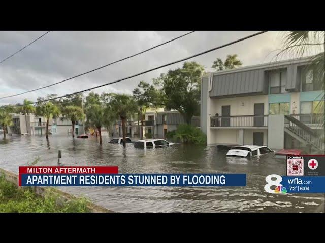 Clearwater Apartment residents stunned by flooding