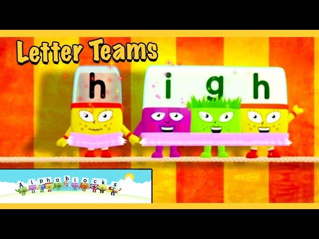 Alphablocks - Word Magic "H-I-GH" & "L-IGH-T" (Yellow Level Step 9)