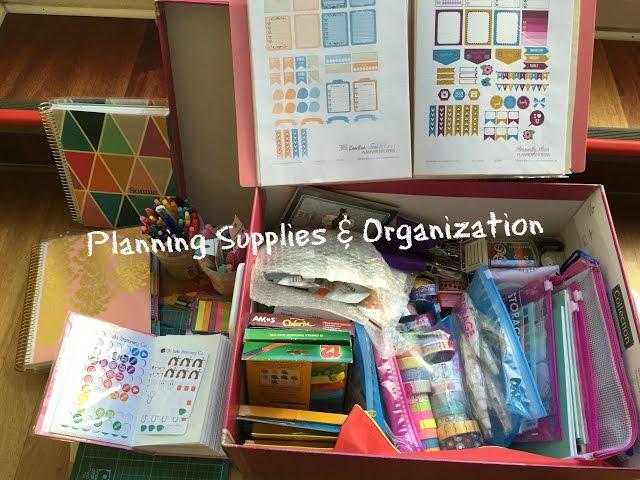  Planning Supplies & Organization 計劃本/手帳設計材料及收藏