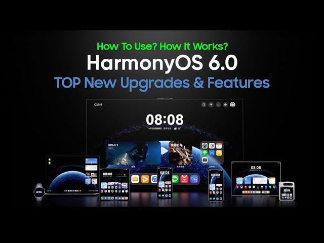 How to use HarmonyOS 6.0  TOP New Upgrades and Features!