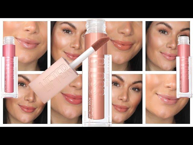 SWATCHING MAYBELLINE LIFTER GLOSS RANGE AND REVIEW | Beauty's Big Sister