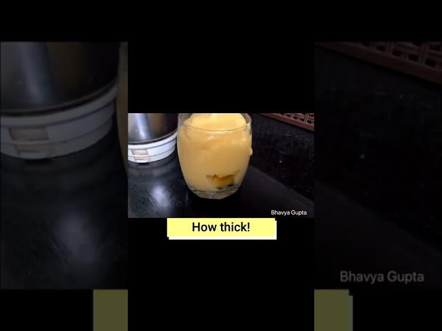 Thickest Mango shake without ice cream I Bhavya Gupta