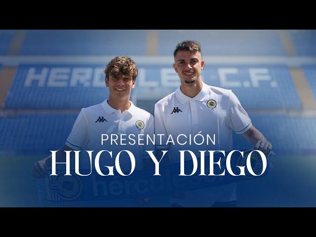  𝗣𝗿𝗲𝘀𝗲𝗻𝘁𝗮𝗰𝗶𝗼́𝗻 | Hugo Sanz & Diego Lorenzo son nuevos jugadores del Hércules CF