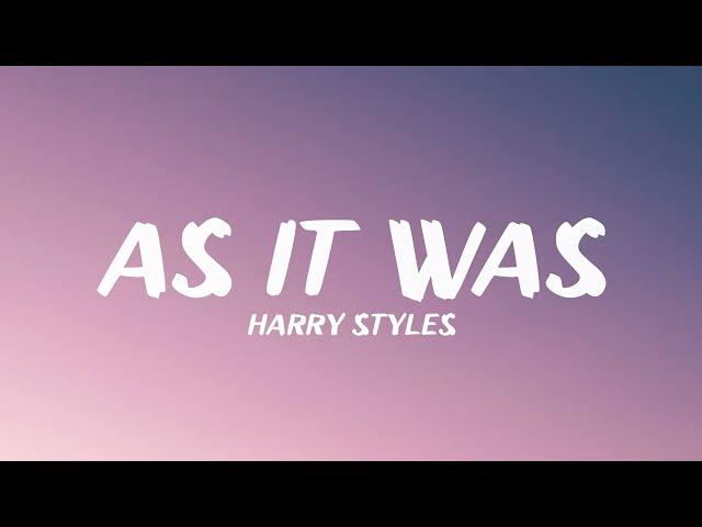 Harry Styles - As It Was (Lyrics)