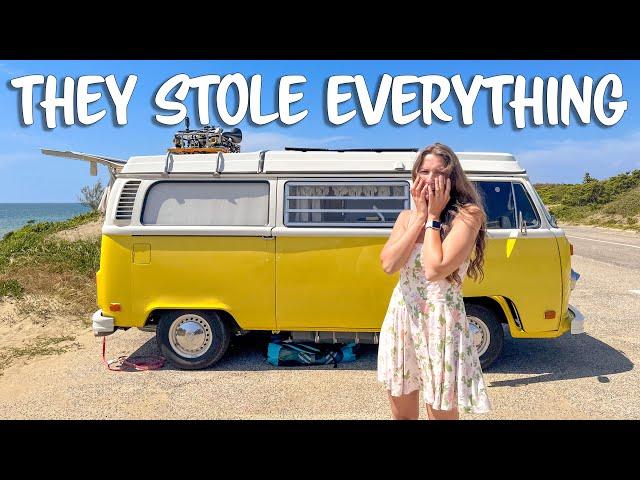 Someone broke into our Home on Wheels | VANLIFE NIGHTMARE