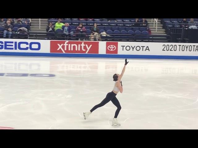 Mariah Bell FS Practice 1/22 2020 Toyota US National Championship