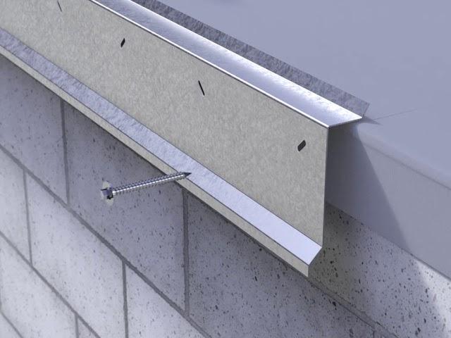 One Edge Fascia Single-Ply Installation