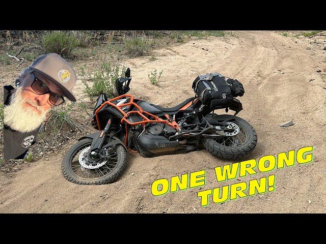 Epic Adventure Fail! | KTM 1290 Crash in the Desert