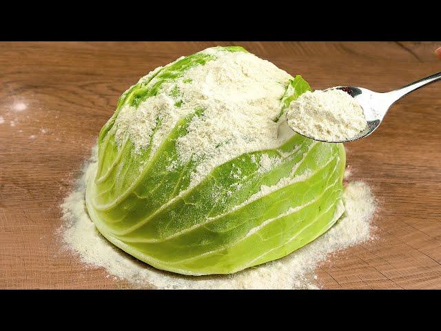 If you have cabbage and some flour! Why didn't I know about this cabbage recipe? TOP Cabbage recipes