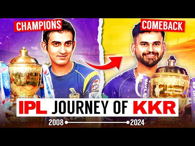 KKR Team Journey in IPL | Kolkata Knight Riders | Gautam Gambhir | Iyer | Rinku | Narine