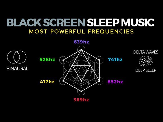 SLEEP MUSIC - BLACK SCREEN · Full Body Healing · Best Frequencies PLAYLIST