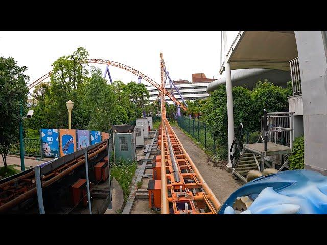 Steel Dolphin [4K] Front Seat POV - Shanghai Haichang Ocean Park