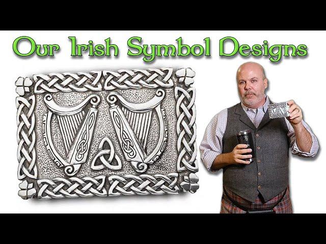 Symbolism on USA Kilts Irish Buckles?