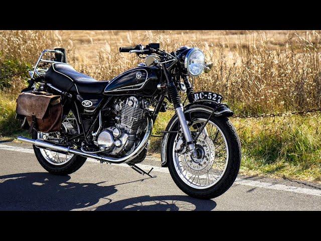 カスタムしたSR400で秋のビーナスライン バイク旅【4K】