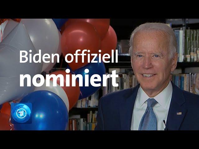 US-Demokraten nominieren ihren Kandidaten für die Präsidentschaftswahl