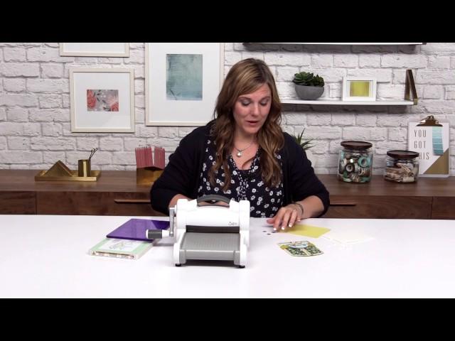 How to Create a Gatefold Tree Card by Lori Whitlock - Sizzix