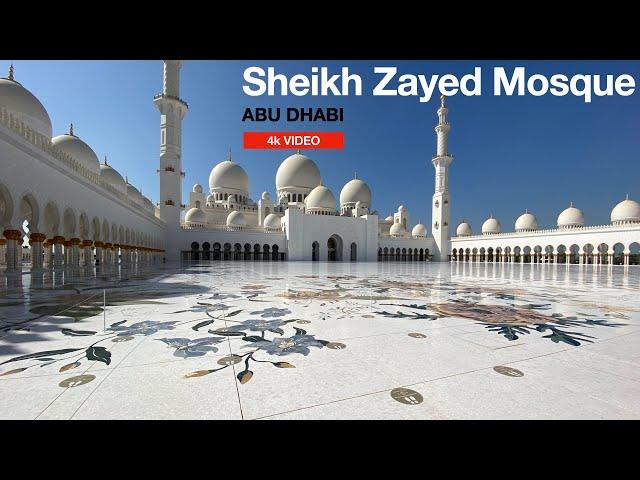 Sheikh Zayed Mosque - Abu Dhabi - Walk Toward Mosques 1080p HD beautiful mosques of the World