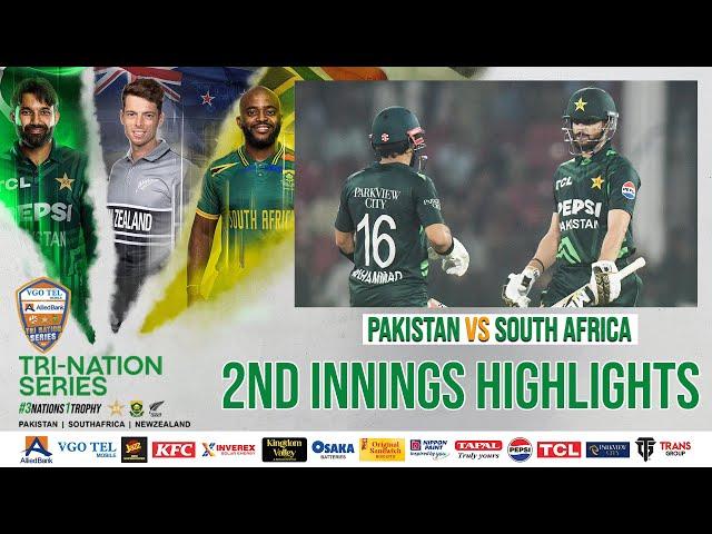 2nd Innings Highlights | Pakistan vs South Africa | 3rd ODI | Tri-Nation Series 2025 | PCB | M2J1A