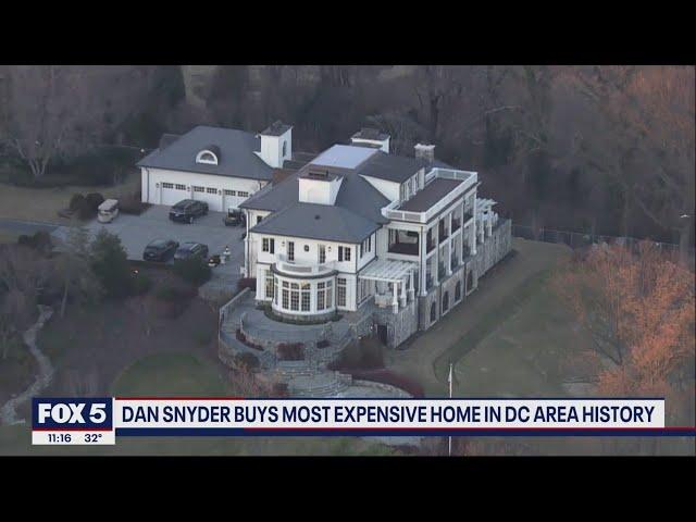 Dan Snyder buys most expensive house in DC area real estate history | FOX 5 DC