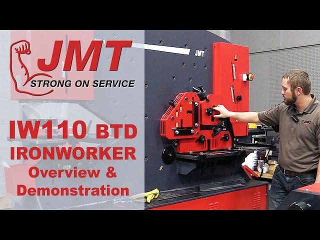 JMT 120 Ton Ironworker Demo (Model IW110 BTD)