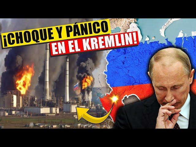 ¡EN EL PEOR MOMENTO: Rusia en llamas! ¡Ucrania golpea el corazón energético ruso! Putin sin control!