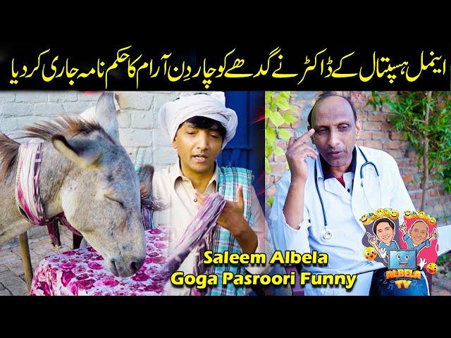 Goga Pasroori Veterinary Doctor and Saleem Albela come with Doncky Funny