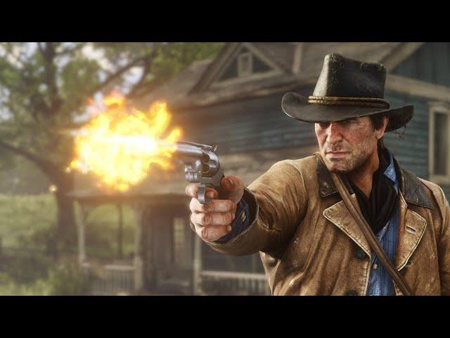 RDR2 the good, the bad end the ugly cowboy  #game #gammer #gaming