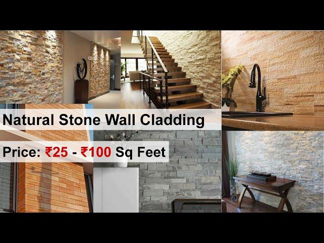 Natural Stone Wall Cladding Design Ideas and Price Guide | Elevate Your Walls with Stone Wall Tiles