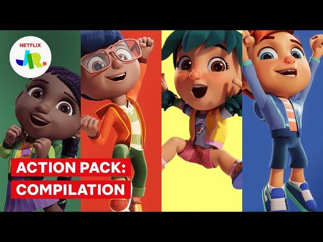 Action Pack 2 FULL EPISODES Compilation  Netflix Jr