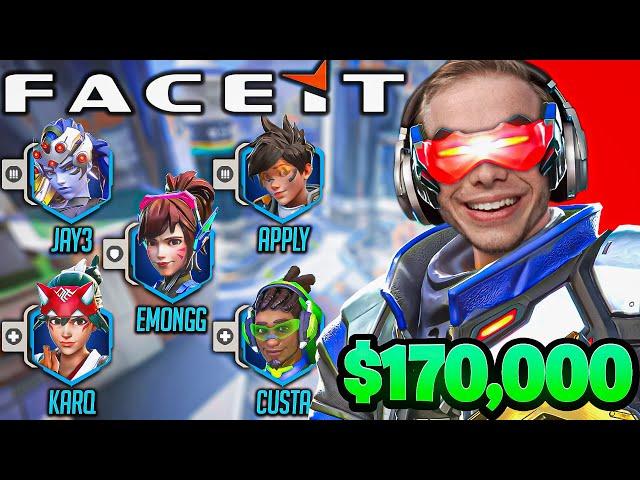 I Played in The $170,000 FACEIT Overwatch 2 TOURNAMENT (w/ Apply, Emongg, Custa & KarQ)