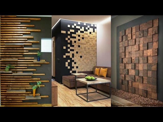 100 Wooden wall decorating ideas for living room interior wall design 2024