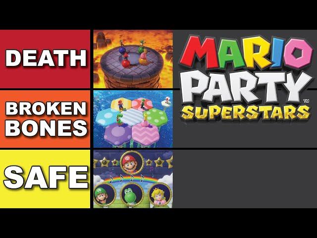 All Minigames Mario Party Superstars Ranked by How DANGEROUS They Are (Tier List)